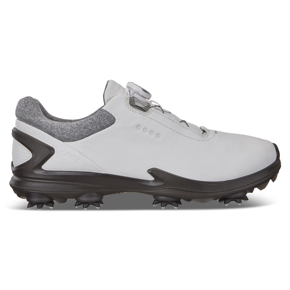 Zapatos De Golf Hombre - ECCO Biom G3 - Blancos/Negros - HUI526840